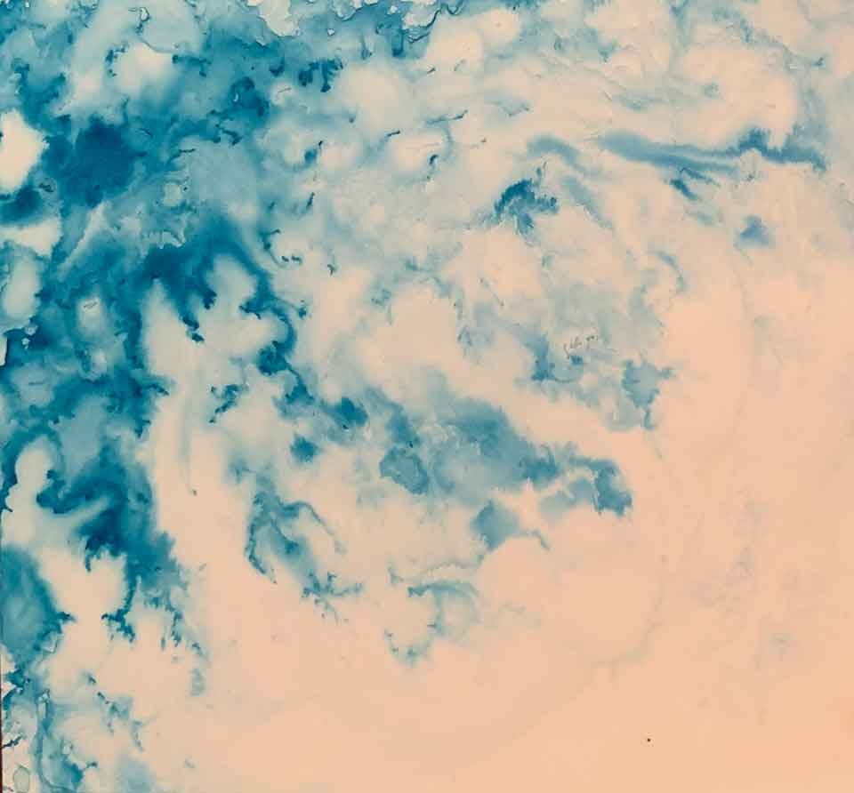 Ink abstracts on mineral paper - image 1 - student project