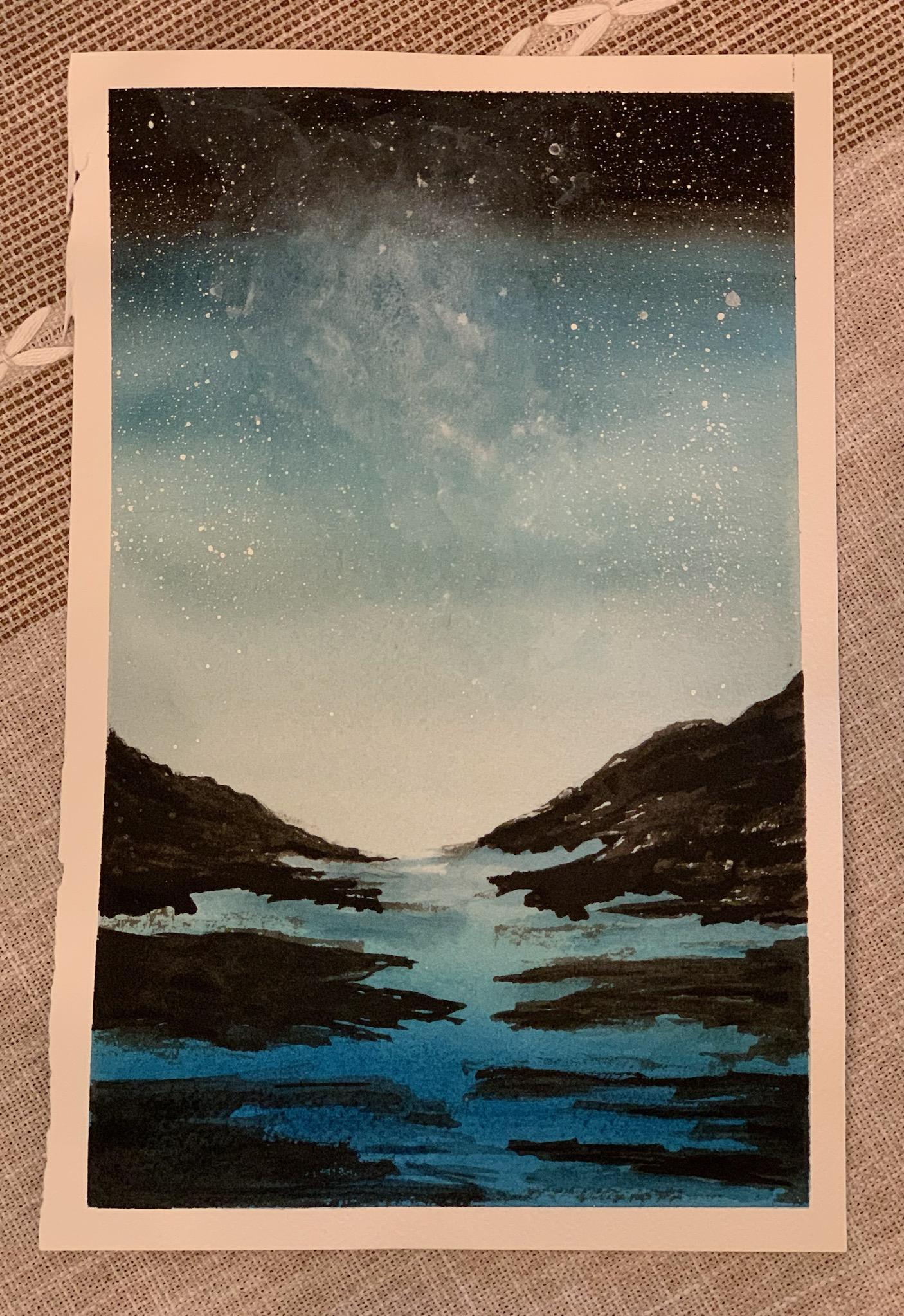 Dreamy night sky - image 1 - student project