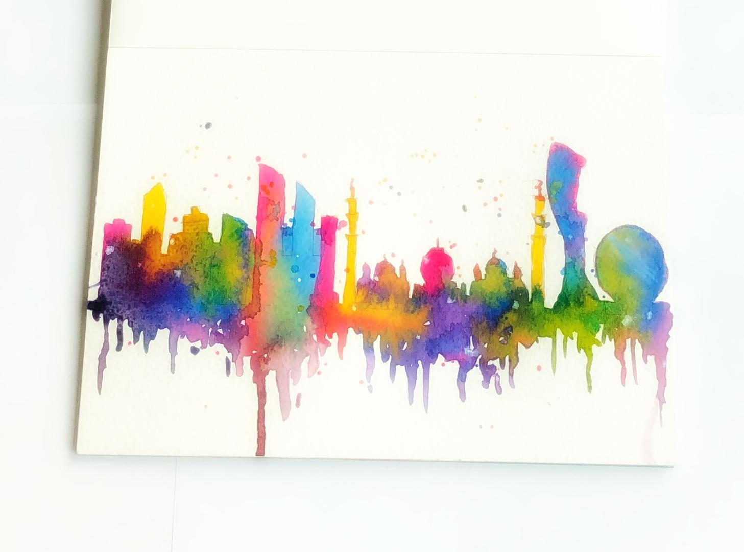 Abu Dhabi Skyline - image 1 - student project