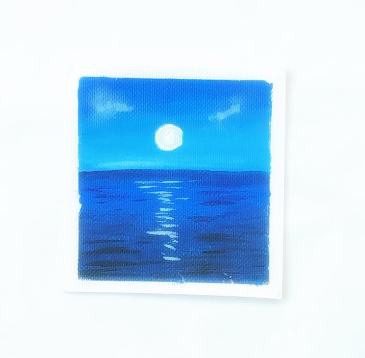 Acrylic landscape painting - image 1 - student project