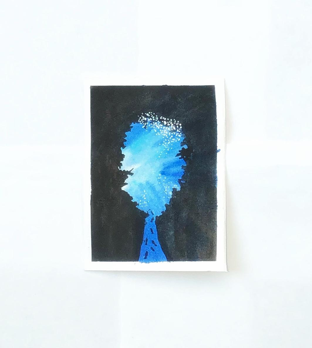 Underwater exploration with watercolor - image 2 - student project