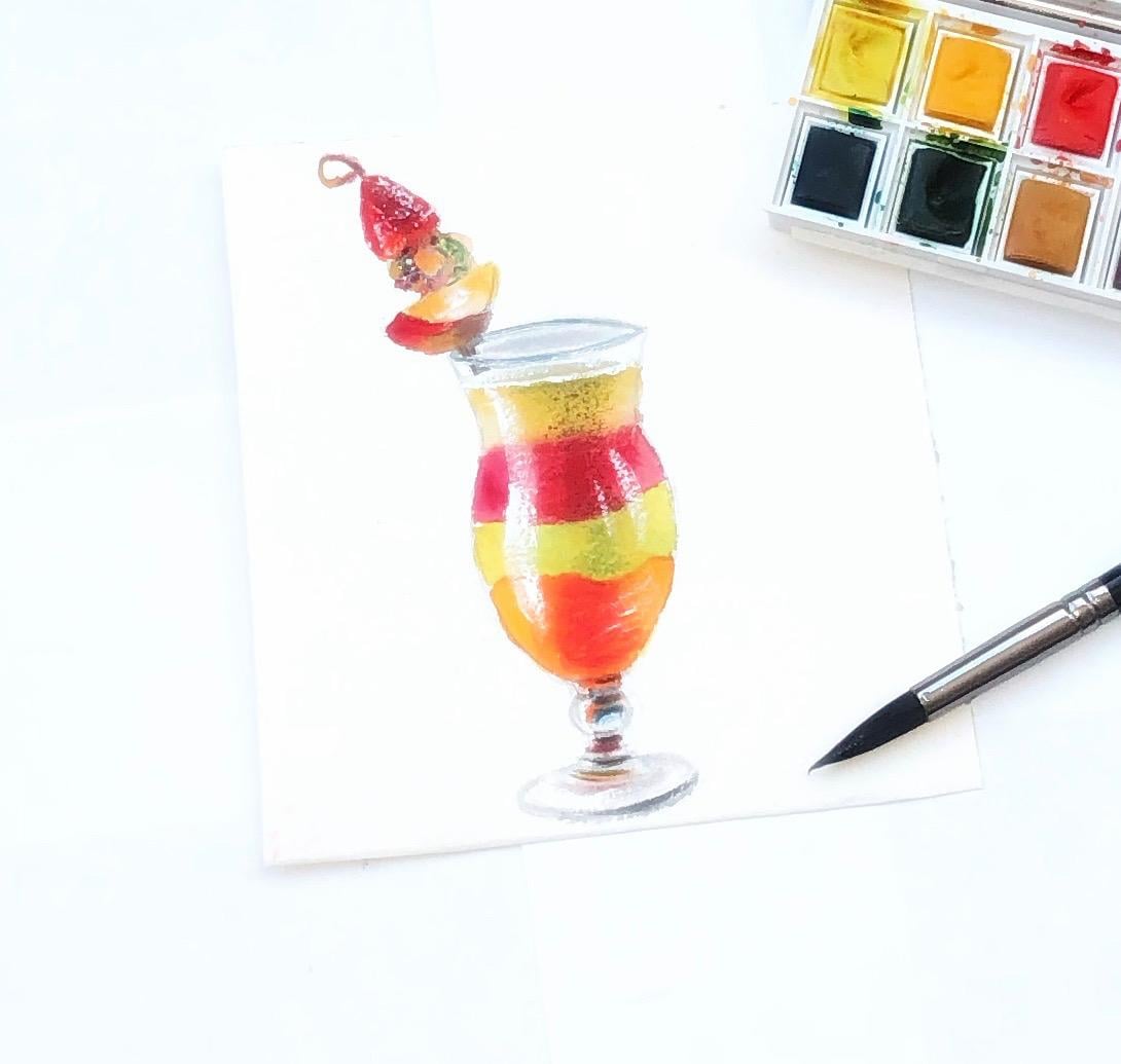 Watercolor illustration - image 1 - student project