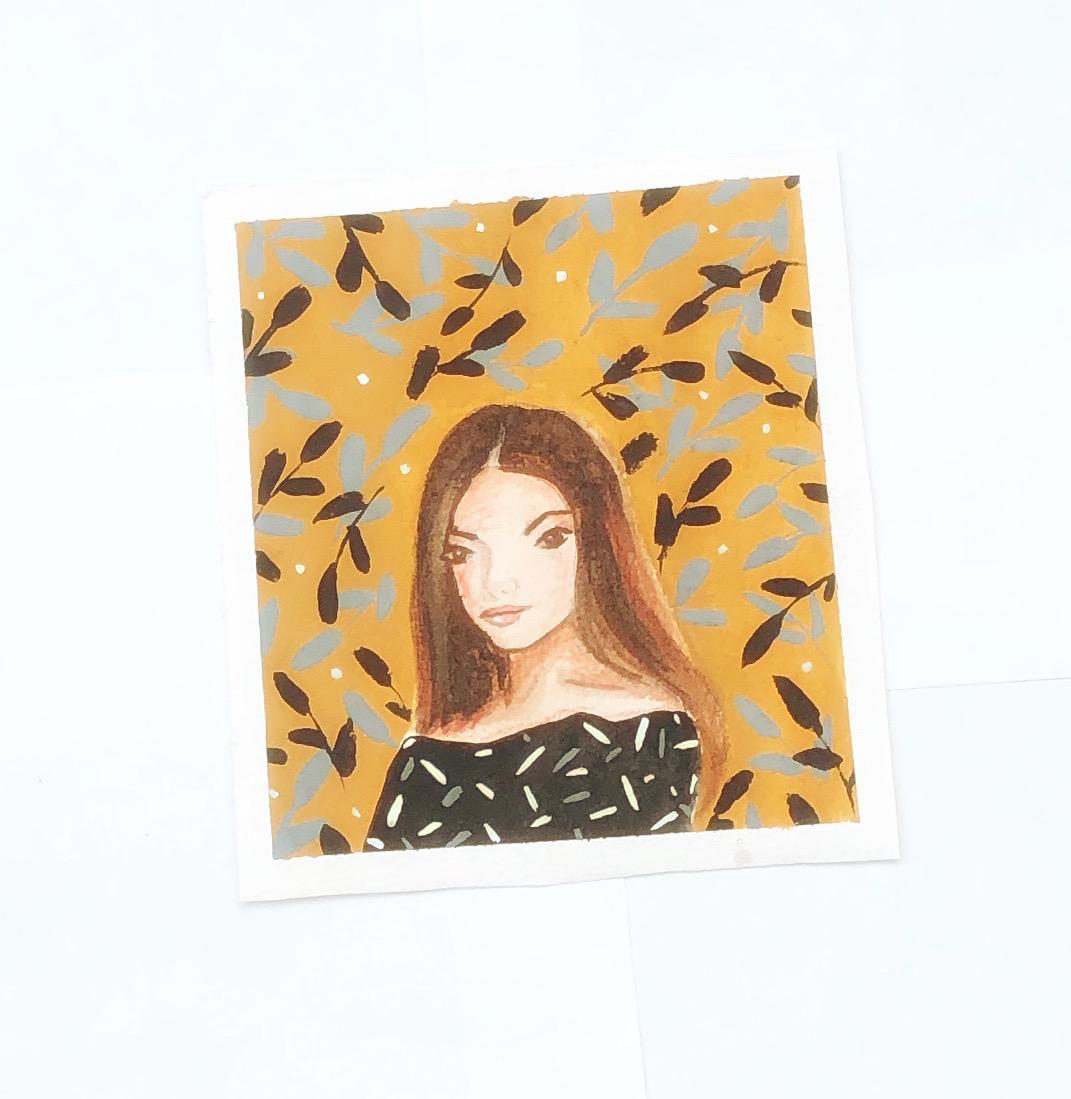 Painting Pattern lady - image 1 - student project