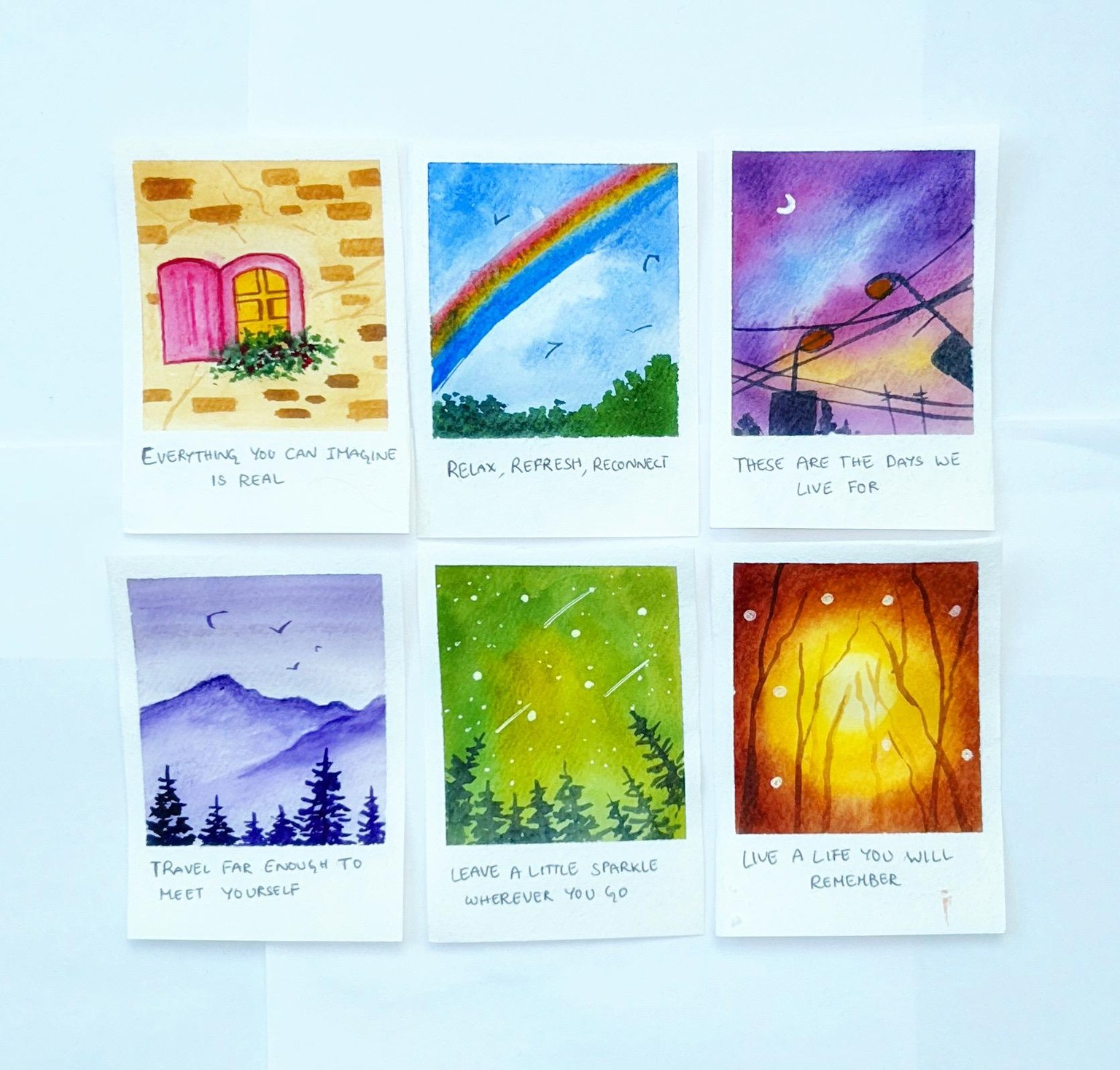 30 days of self reflection with watercolors - image 2 - student project