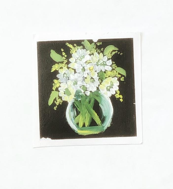 Acrylic daisies - image 1 - student project