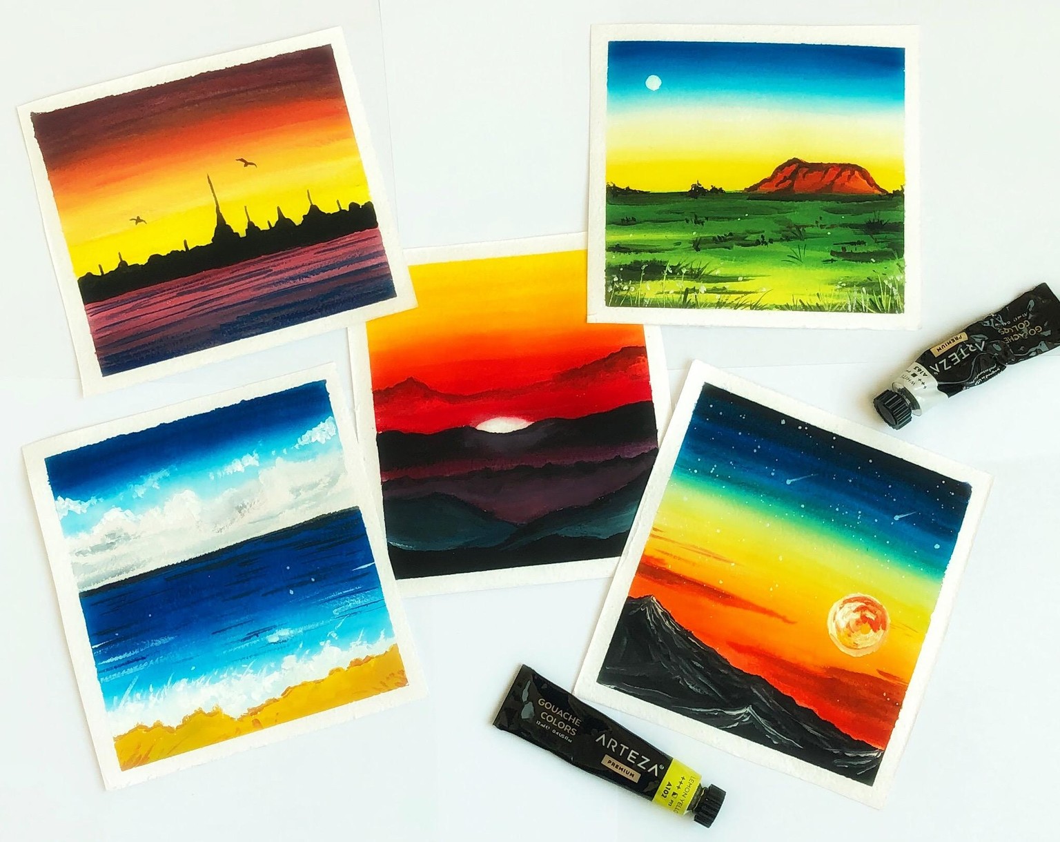 Gouache practice - image 1 - student project