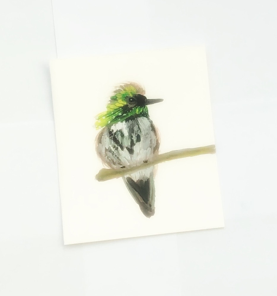 Gouache bird - image 1 - student project
