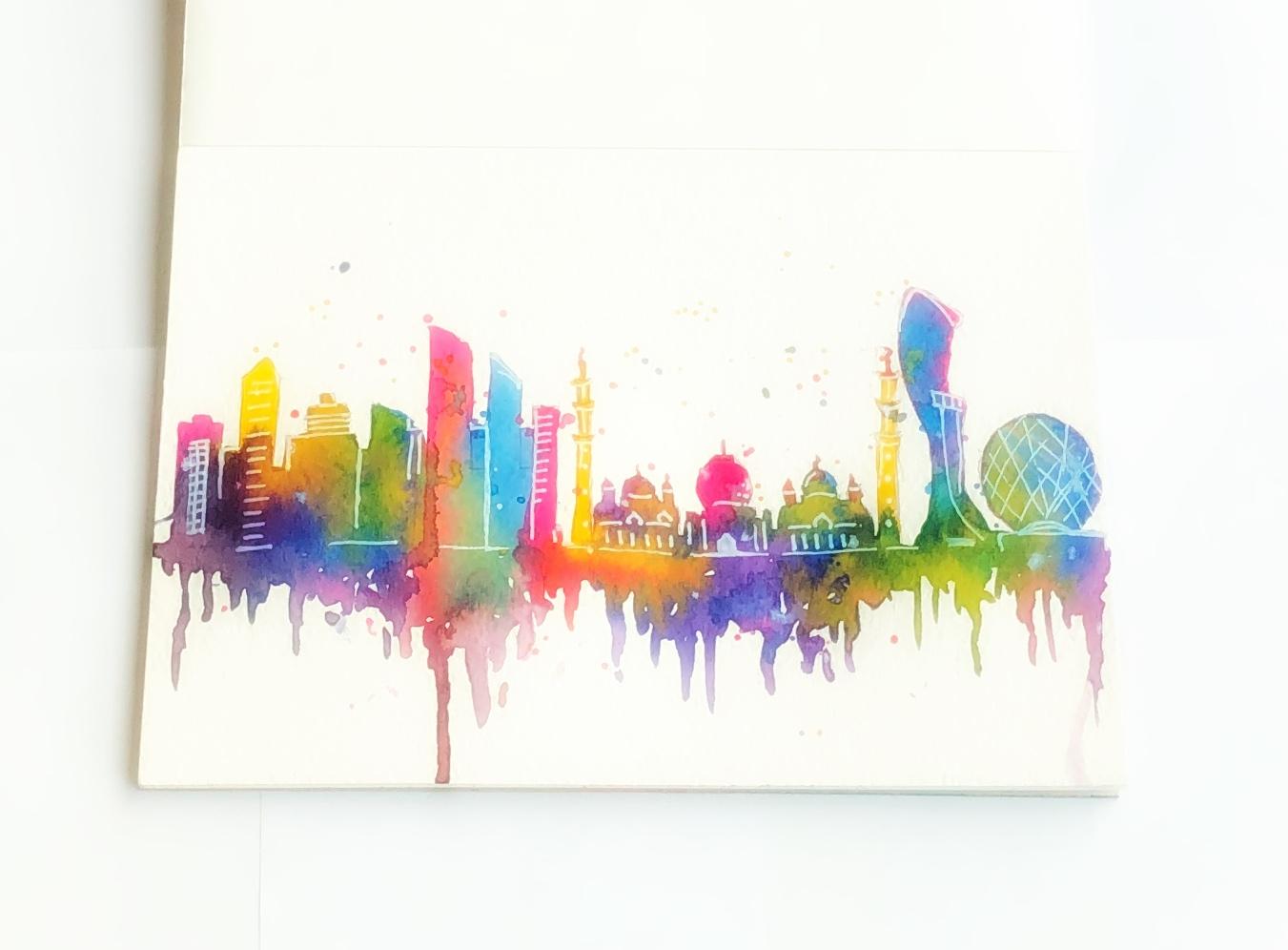 Abu Dhabi Skyline - image 2 - student project