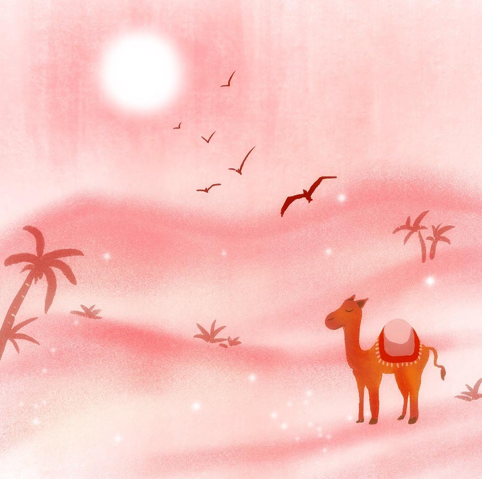 Semi abstract landscape in Procreate - image 1 - student project