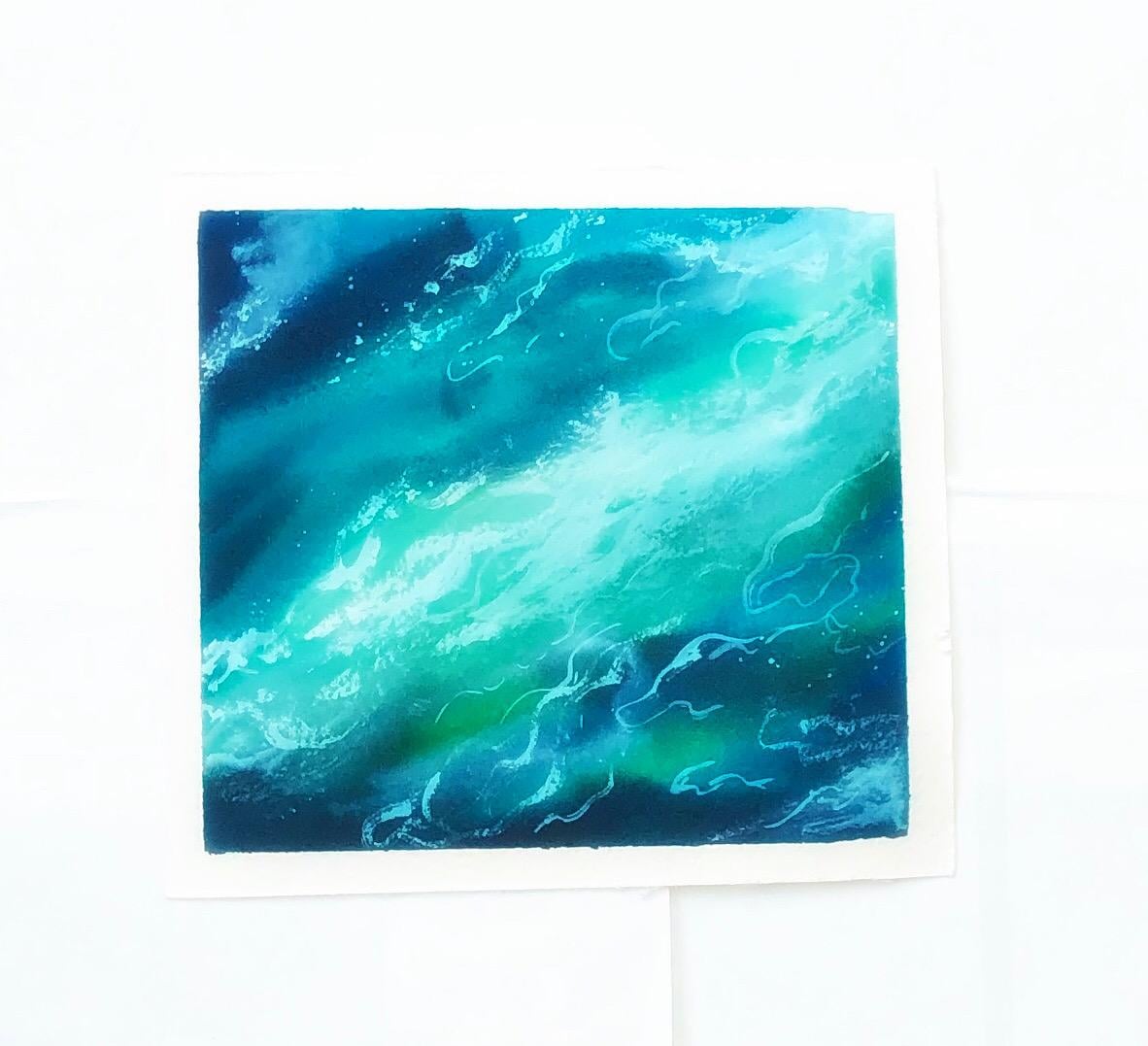 Watercolor ocean - image 1 - student project