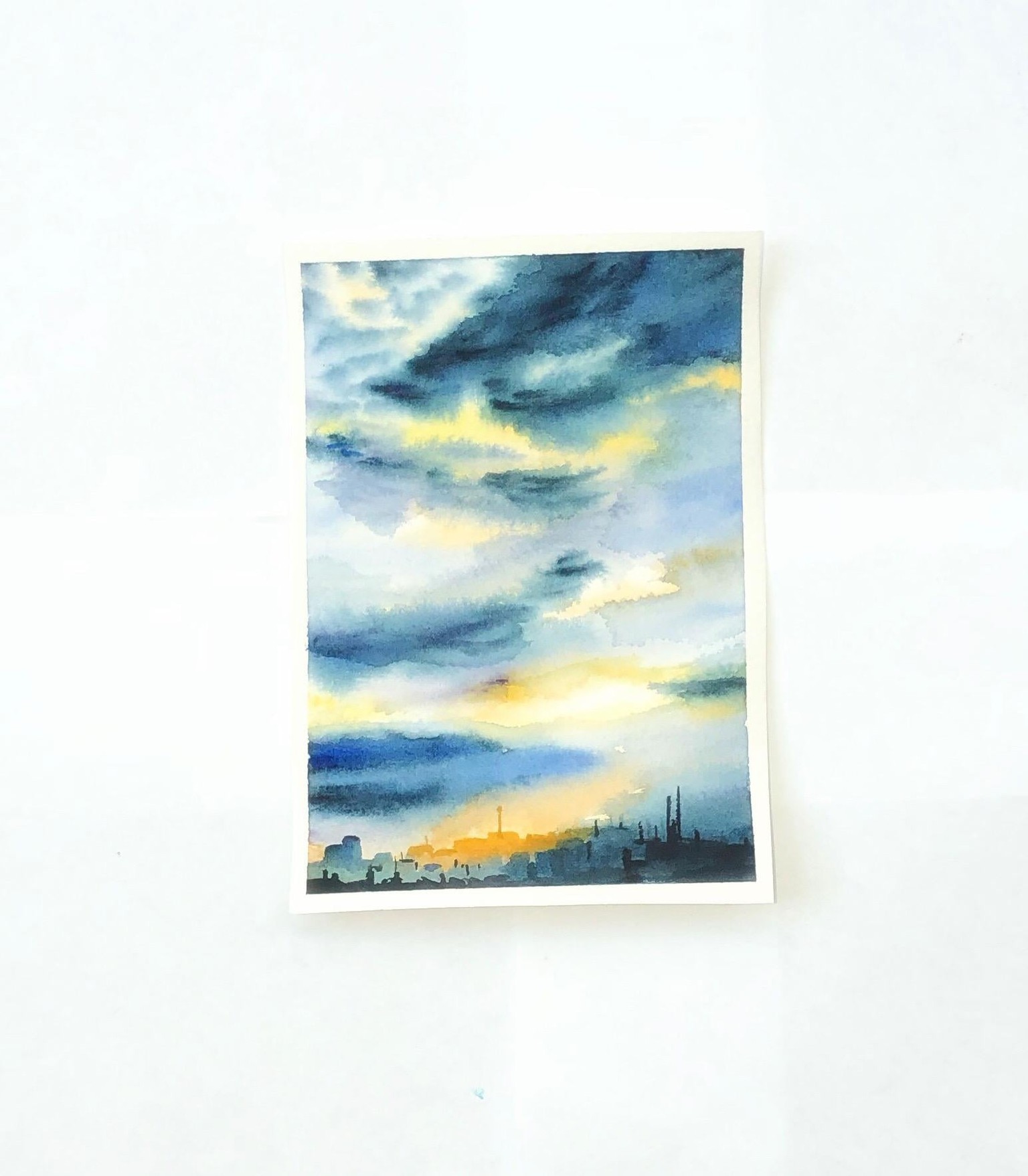 Watercolor sky - image 1 - student project
