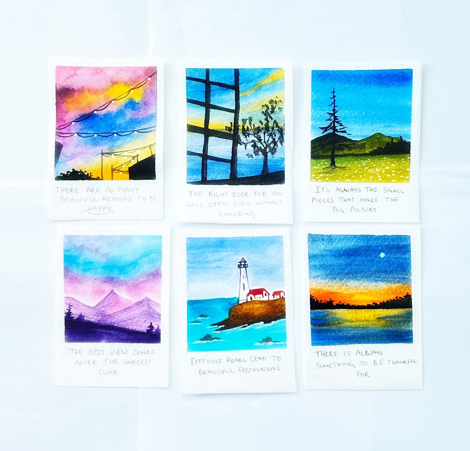 30 days of self reflection with watercolors - image 1 - student project