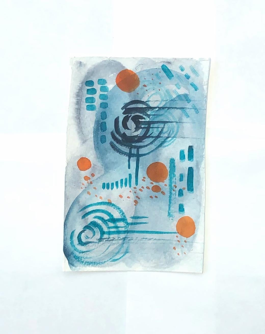 Abstract watercolor - image 1 - student project