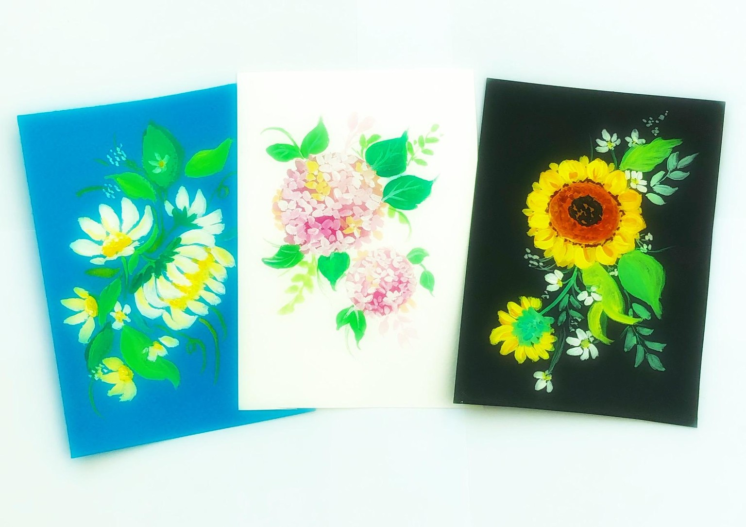 Gouache florals - image 1 - student project