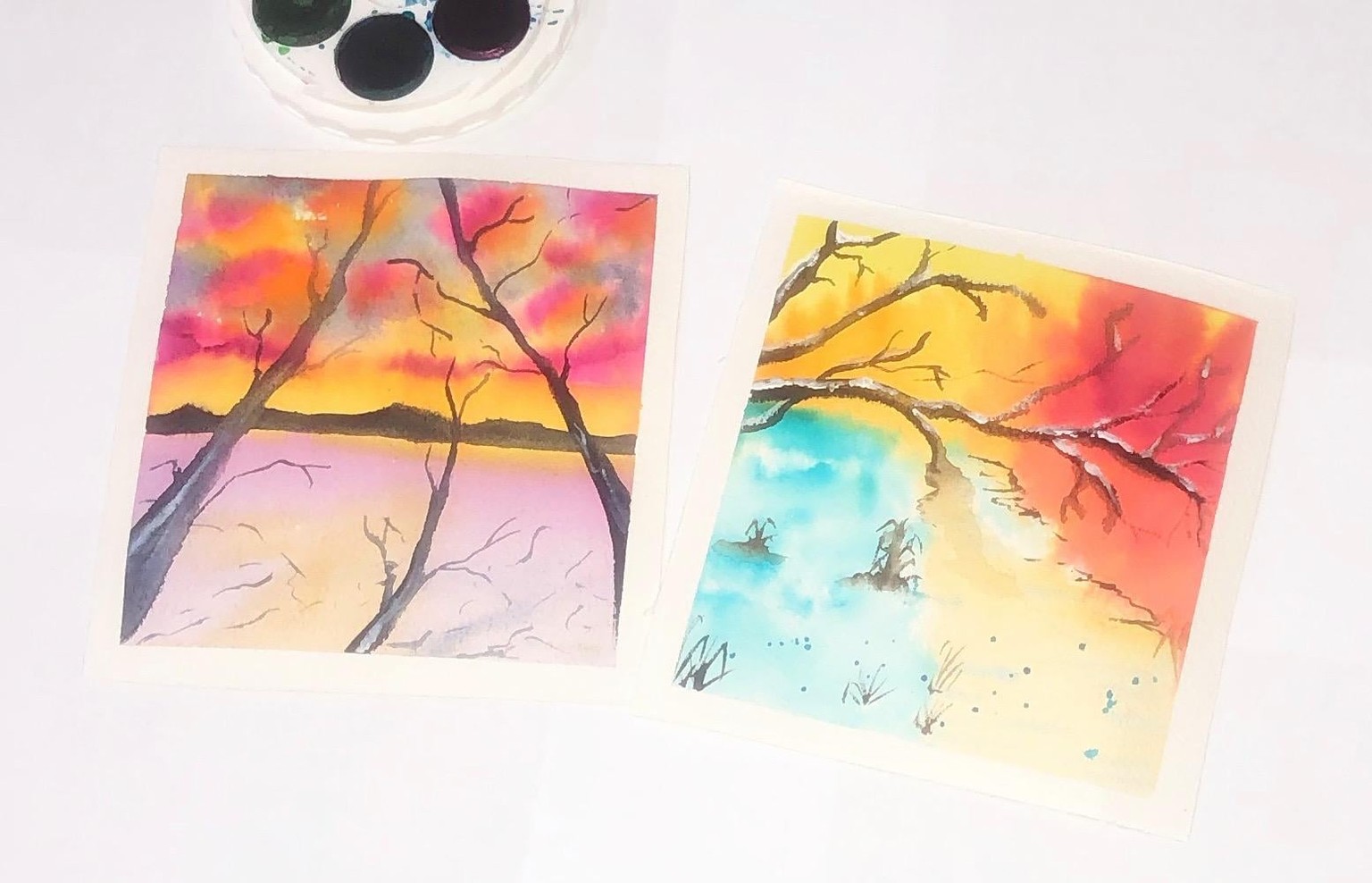 Dramatic winter painting - image 1 - student project