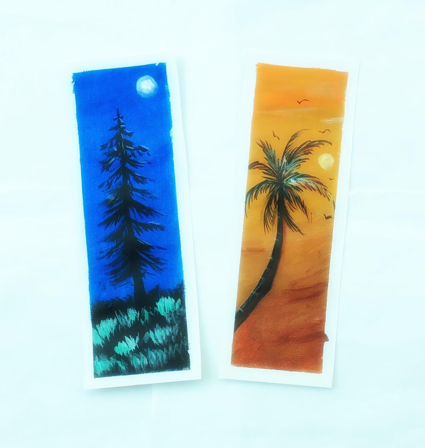 Acrylic painting-Bookmarks - image 1 - student project
