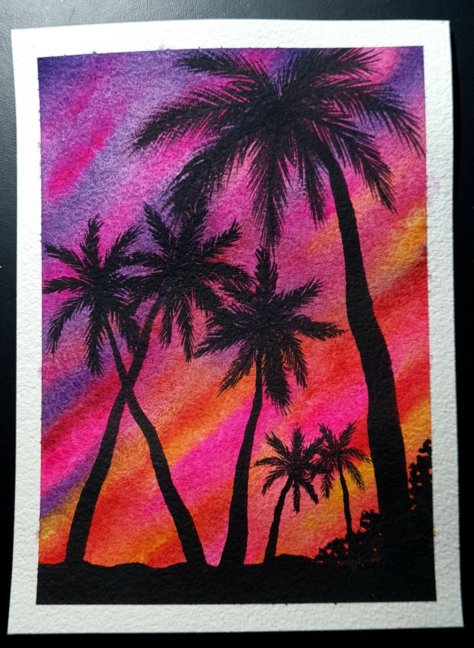 Watercolor Silhouettes - 8 of 10 completed - image 6 - student project