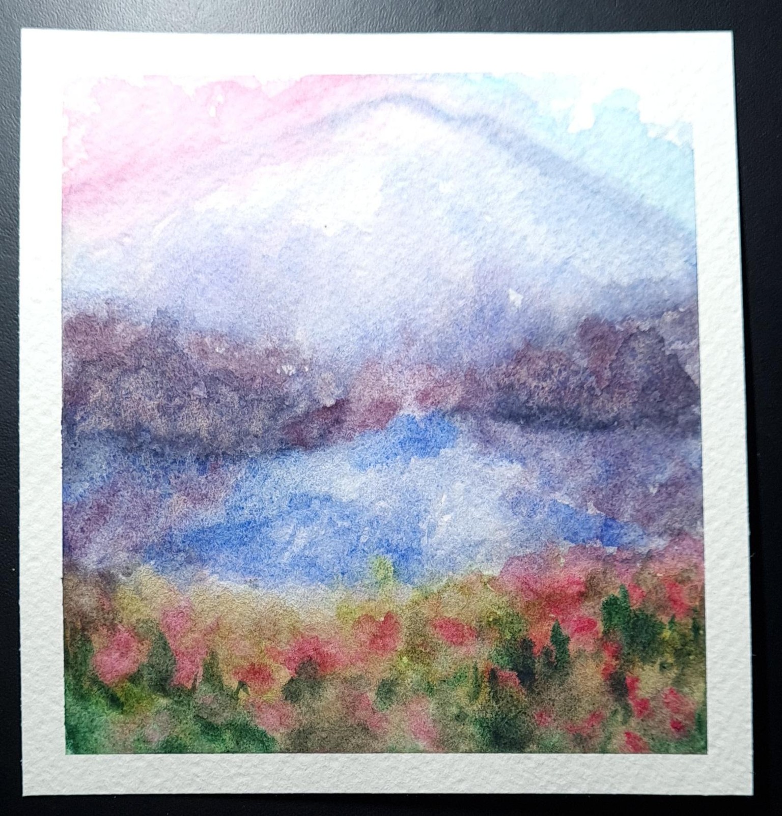 Loose Watercolor Landscape - image 1 - student project