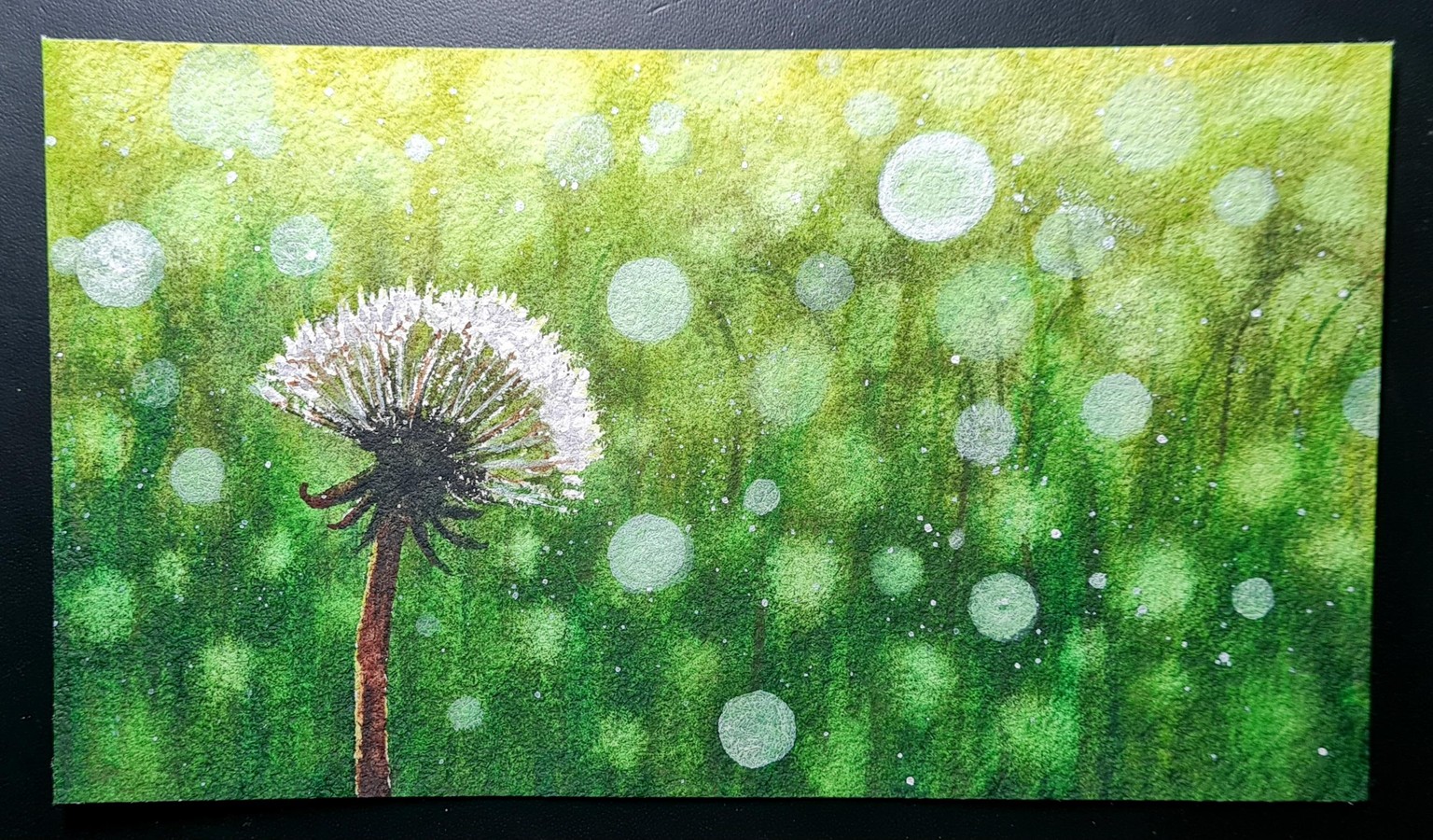 Bokeh Dandelion - image 1 - student project
