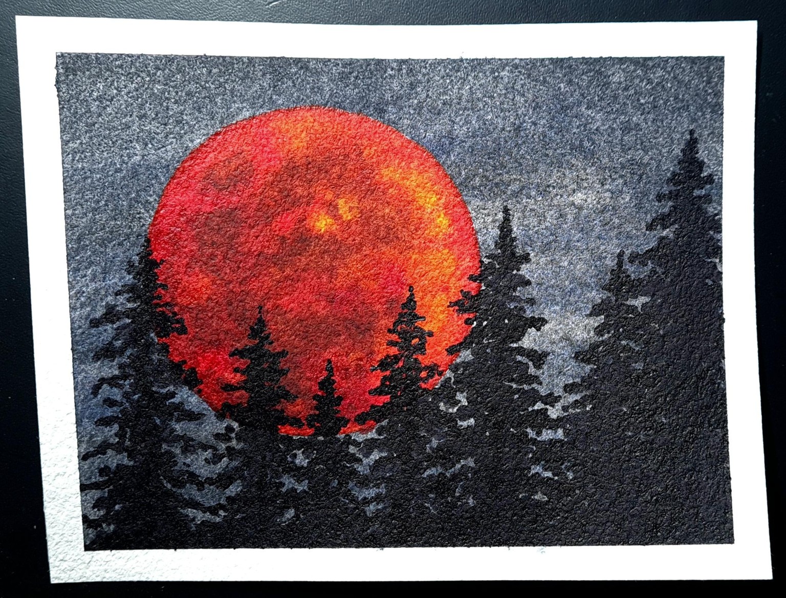 Watercolor Silhouettes - 8 of 10 completed - image 7 - student project