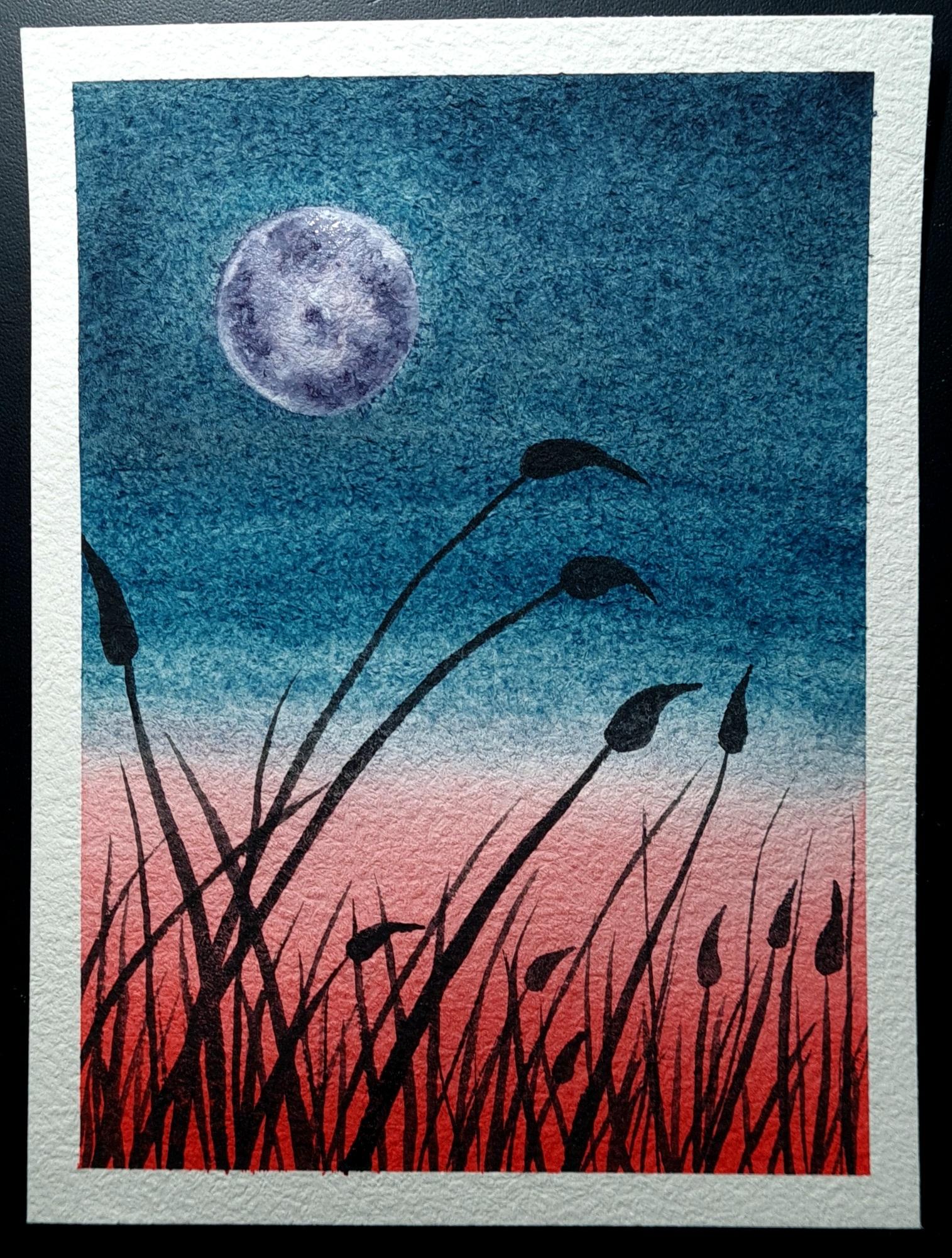 Watercolor Silhouettes - 8 of 10 completed - image 1 - student project