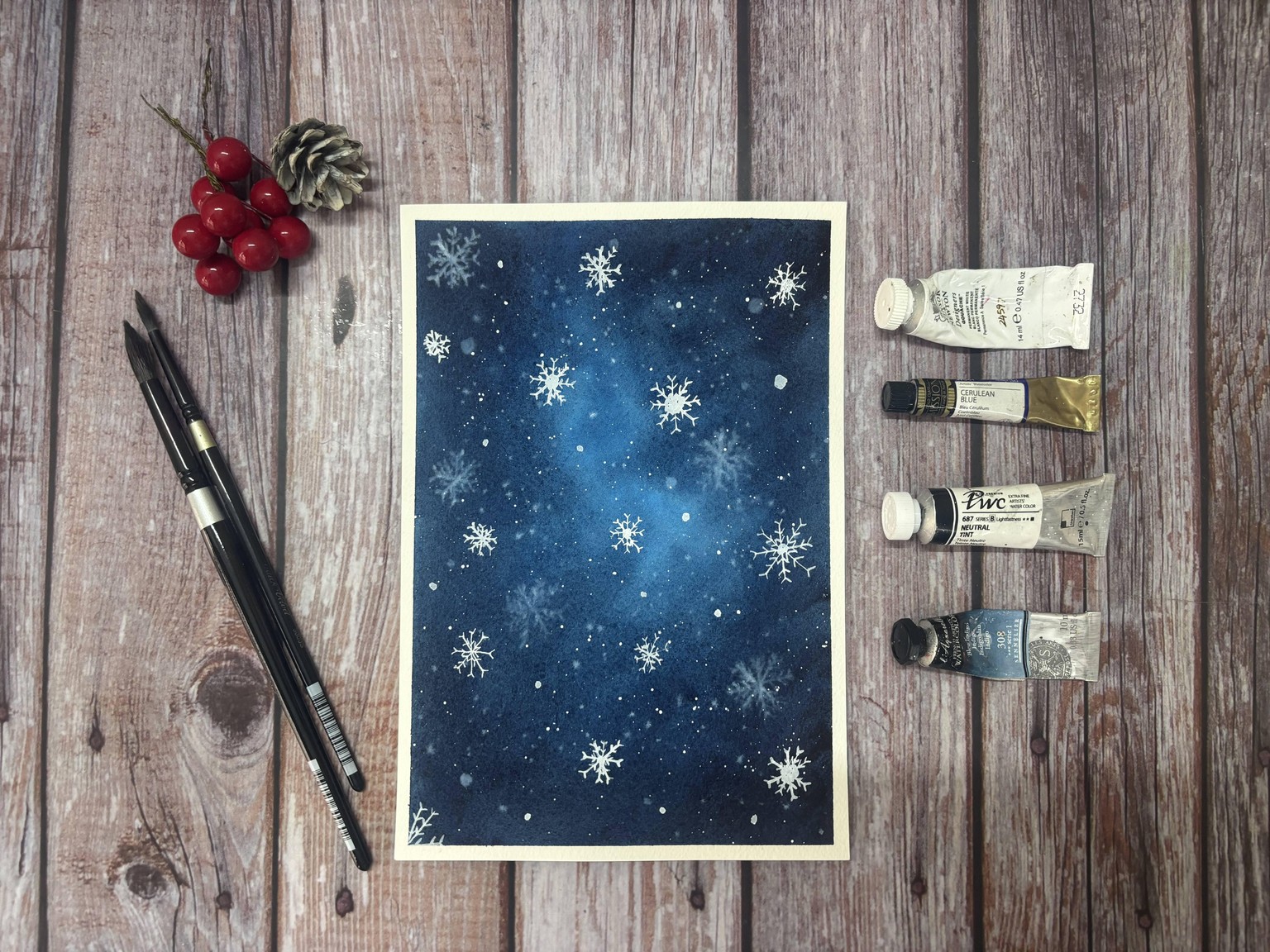 31 Day of December in Watercolors - image 2 - student project
