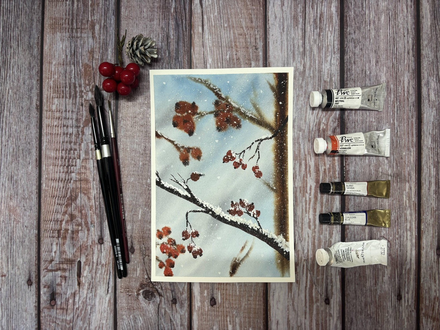 31 Day of December in Watercolors - image 5 - student project