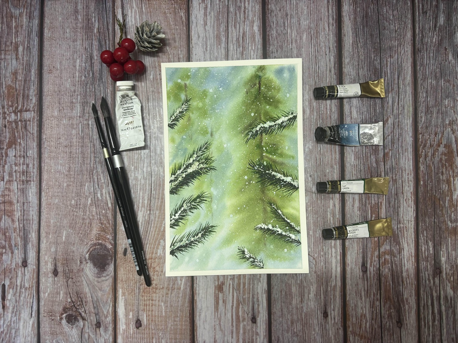 31 Day of December in Watercolors - image 3 - student project
