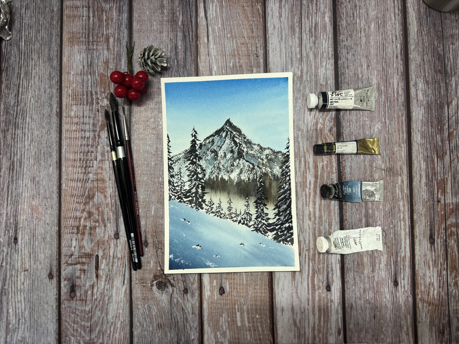 31 Day of December in Watercolors - image 6 - student project
