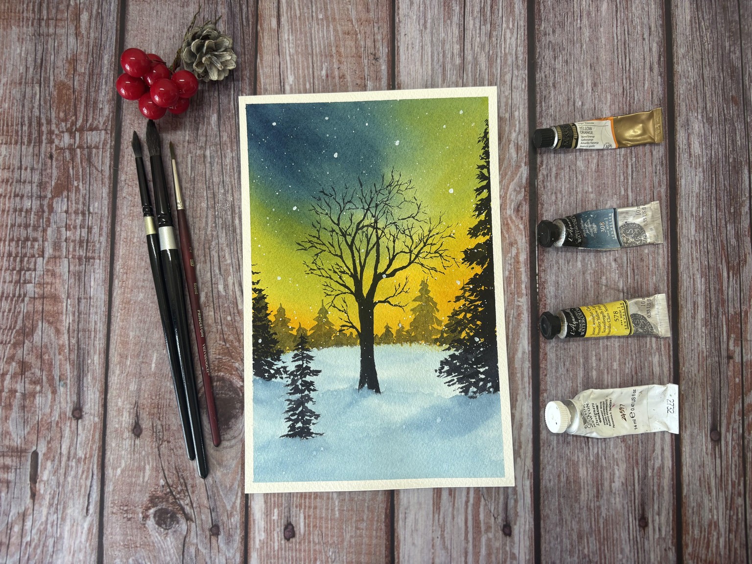 31 Day of December in Watercolors - image 4 - student project