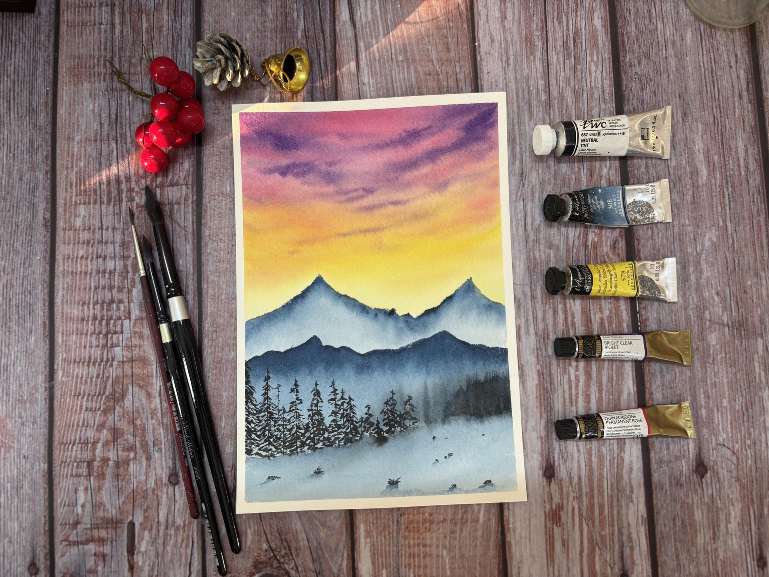 31 Day of December in Watercolors - image 1 - student project