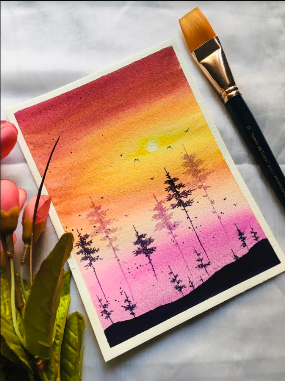 watercolour landscape essentials - image 1 - student project