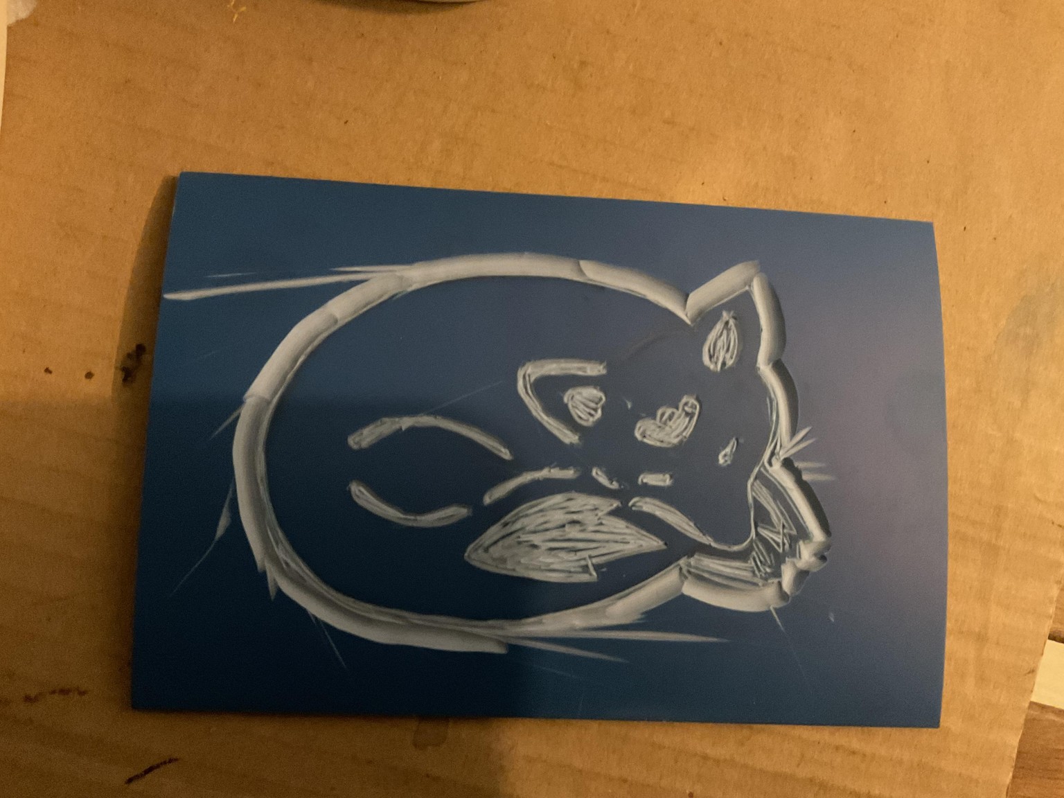 Foxes from illustration to Lino Print - image 8 - student project