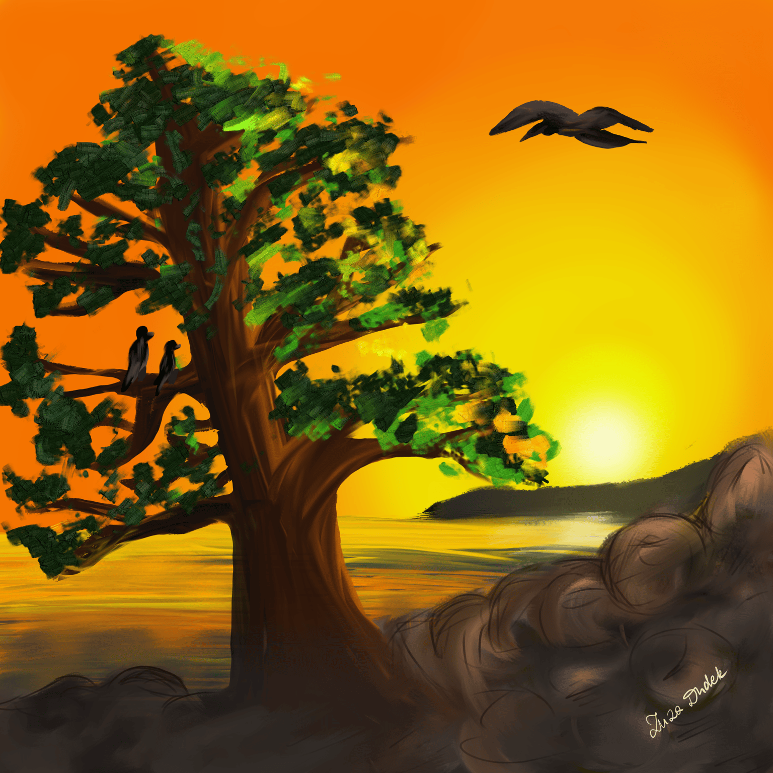 Class Project (Krita Basics 2025) - image 1 - student project