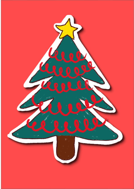 Set of digital Christmas stickers - image 2 - student project