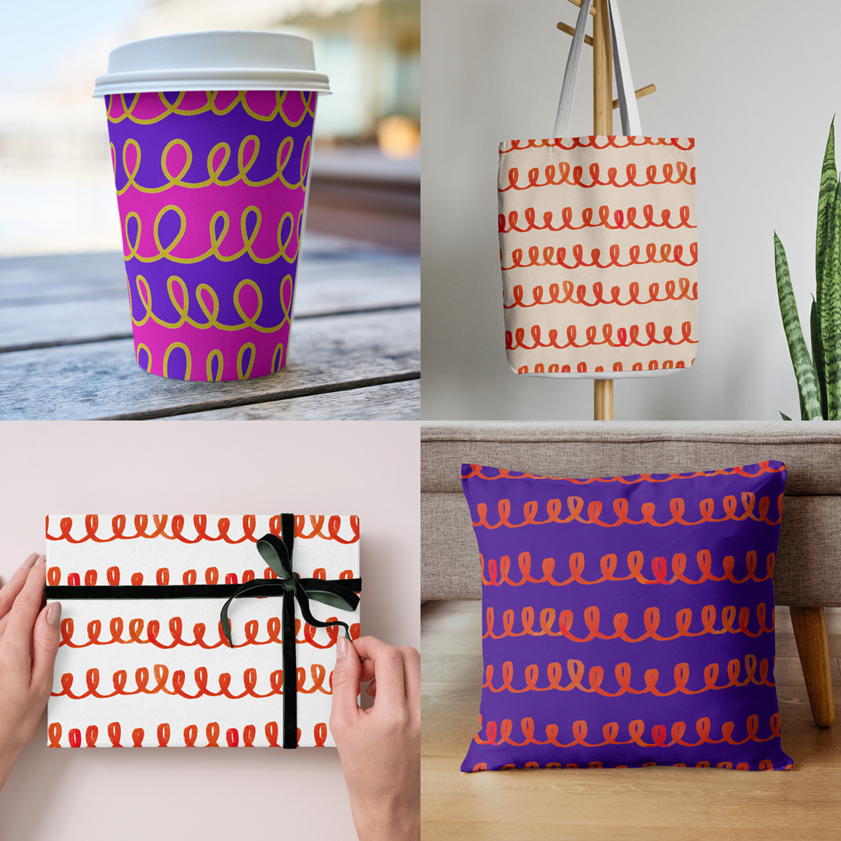 Class Project (Organic Seamless Pattern) - image 1 - student project
