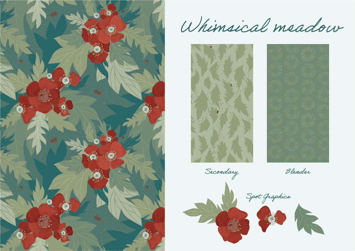 Whimsical meadow collection - image 1 - student project