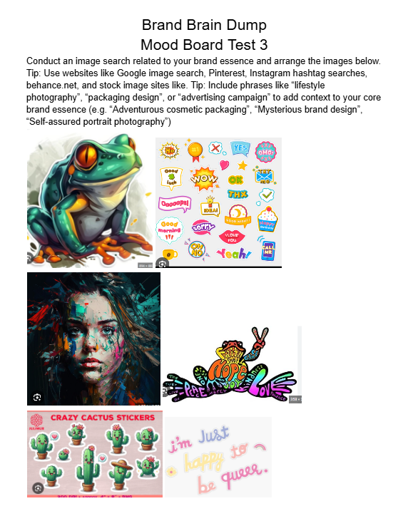 Brand Brain Dump - image 6 - student project