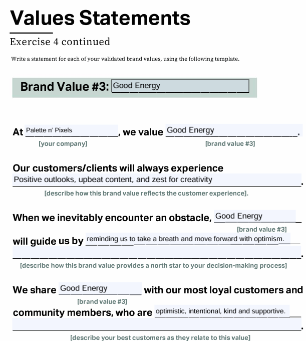 Build a Resilient Brand Part 2 - image 7 - student project