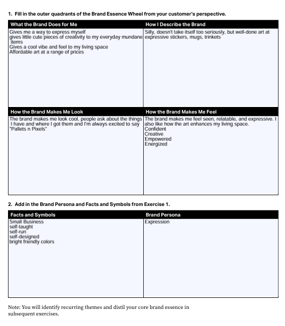 Brand Brain Dump - image 3 - student project