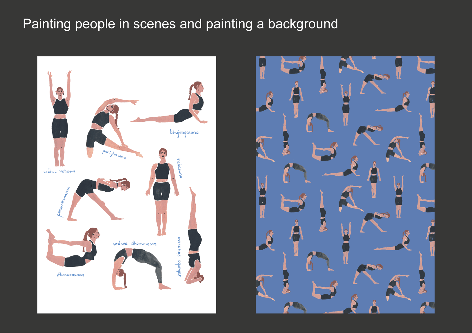 Drawing people and faces: yoga - image 5 - student project