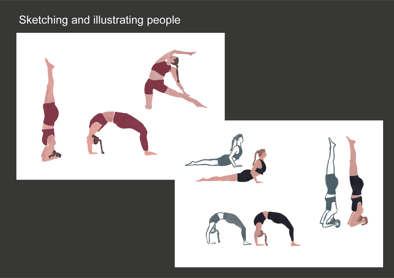 Drawing people and faces: yoga - image 4 - student project