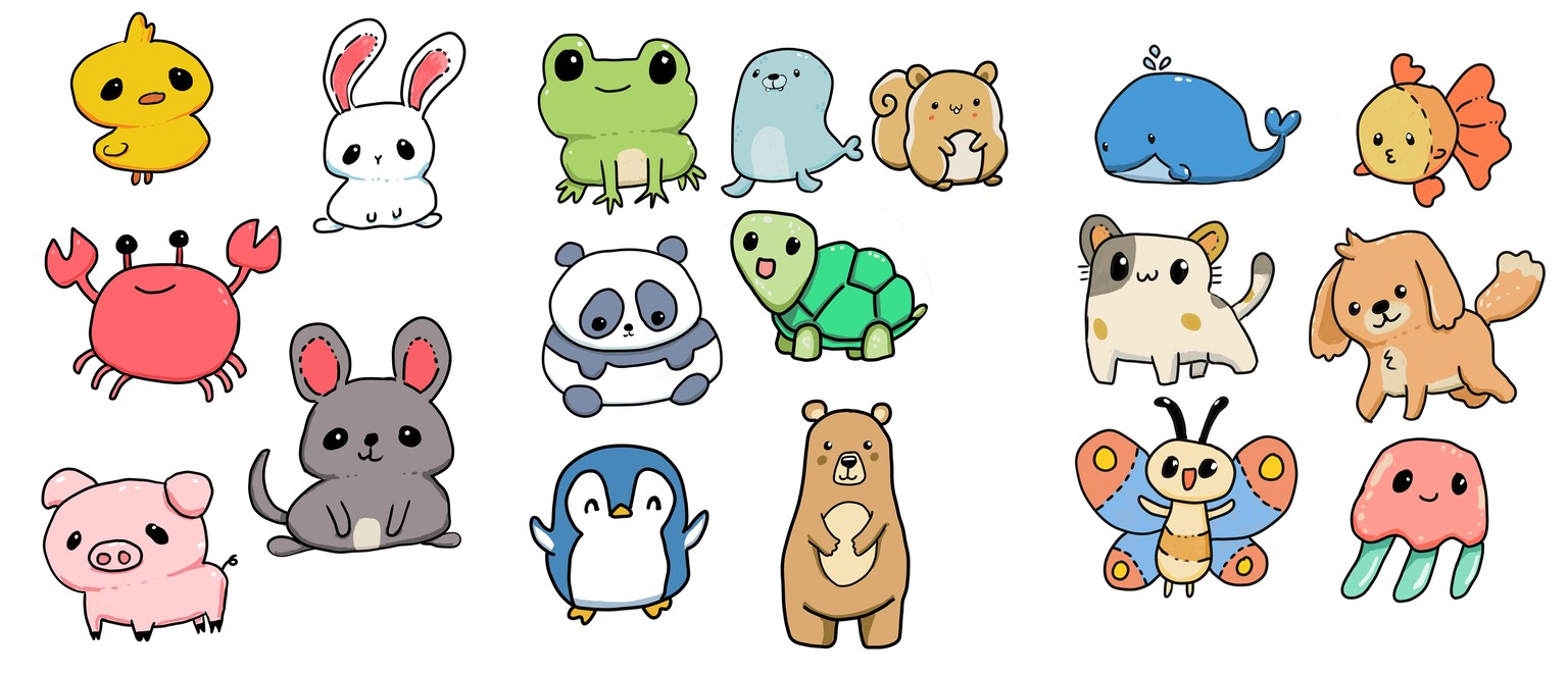Kawaii Animals - image 1 - student project