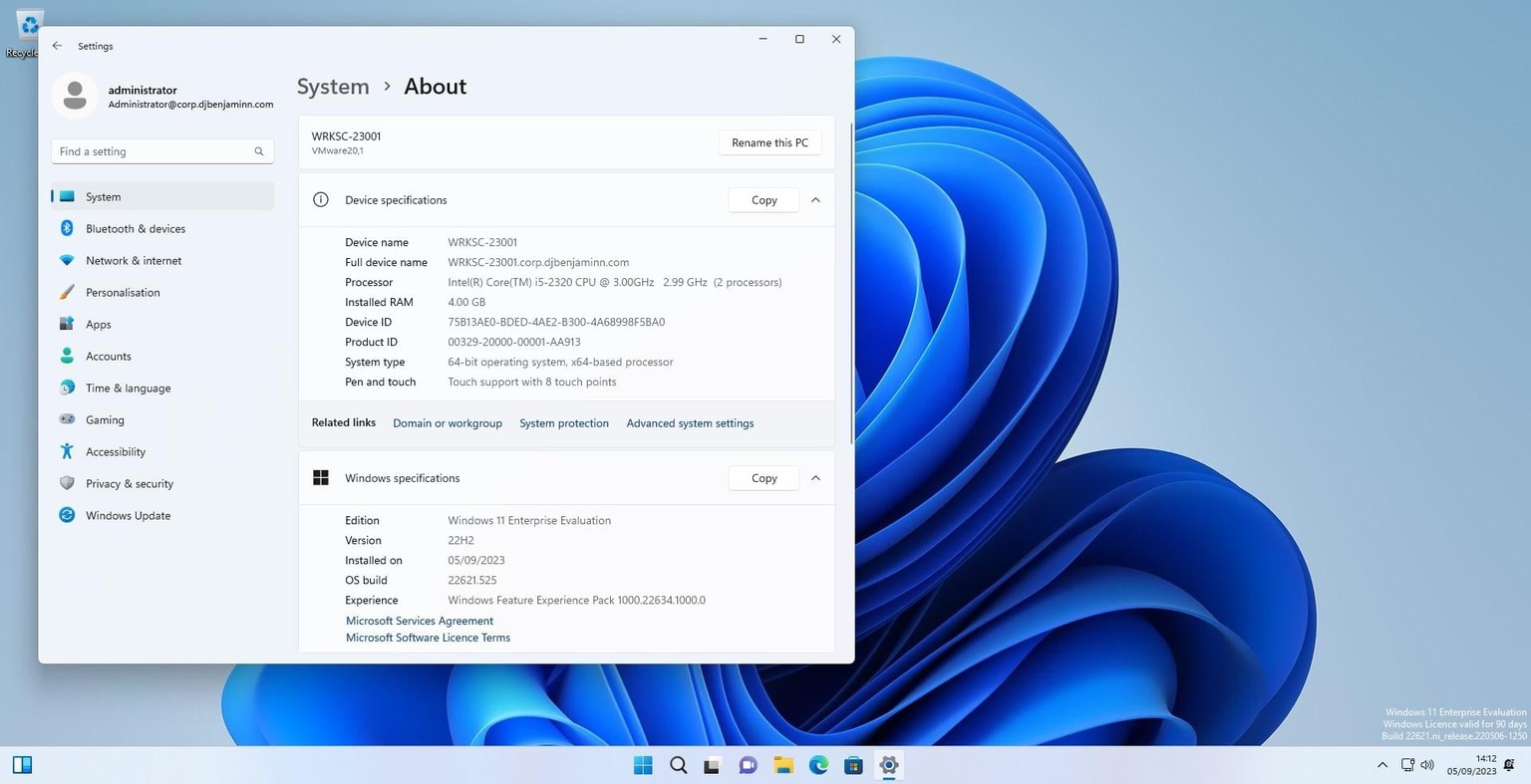 Joining Workstation To Domain - image 1 - student project