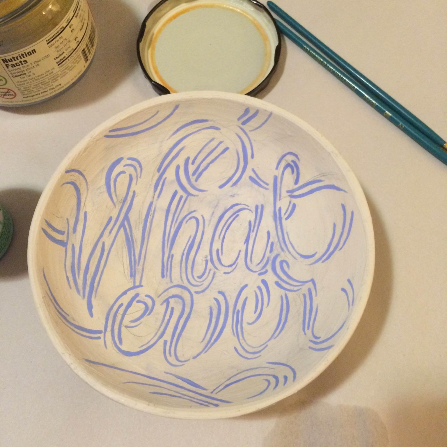 Lettered Pottery - image 7 - student project