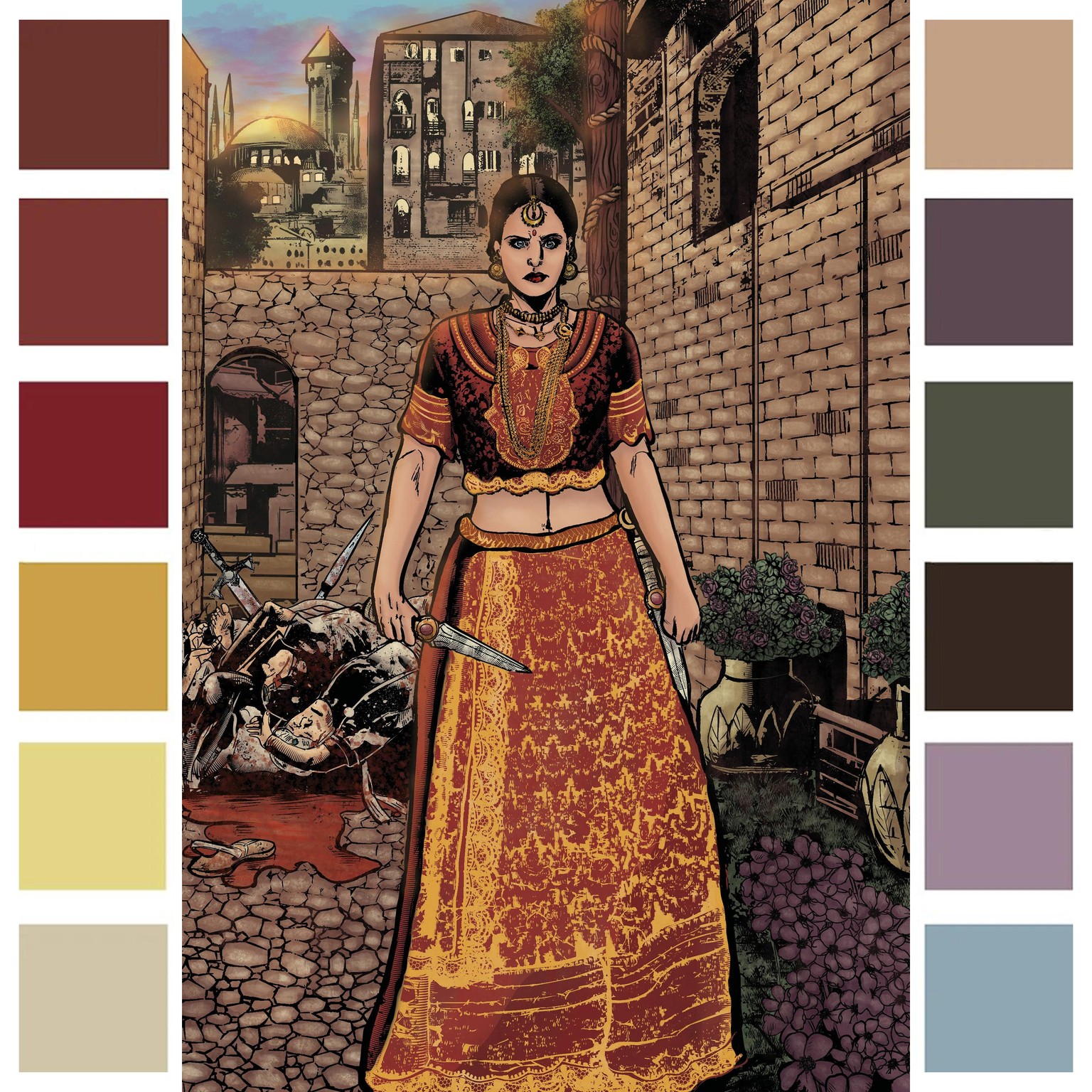 Golden and bloody summer - image 1 - student project
