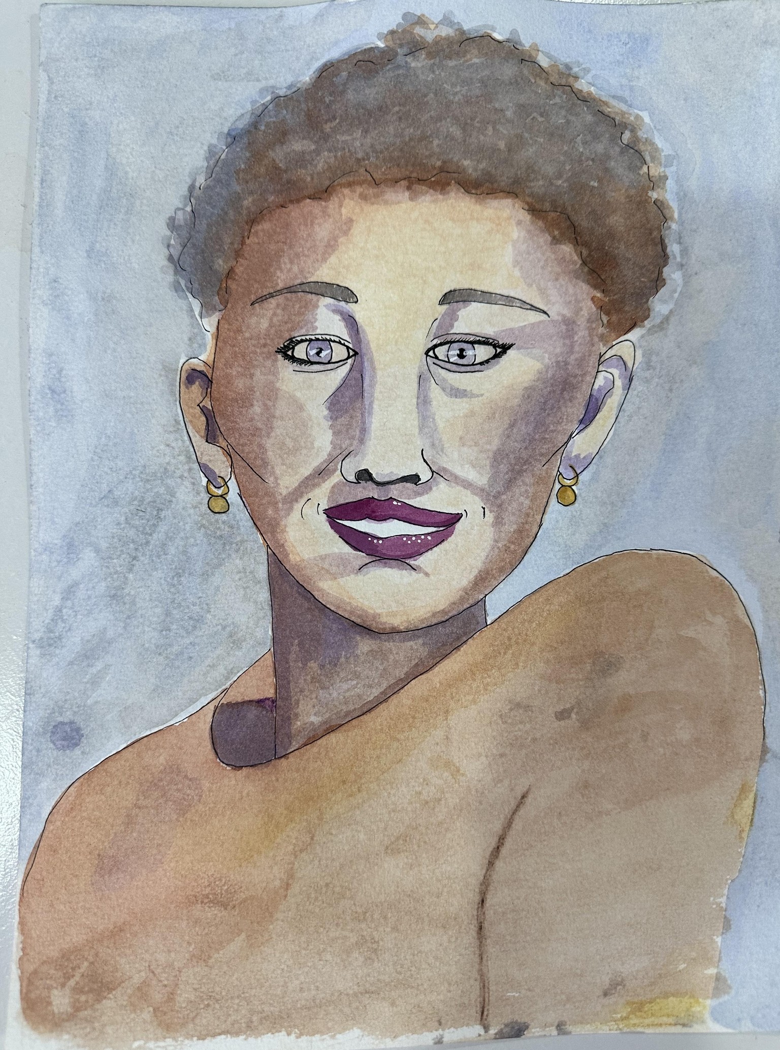 Smiling Dark Skin Women - image 1 - student project
