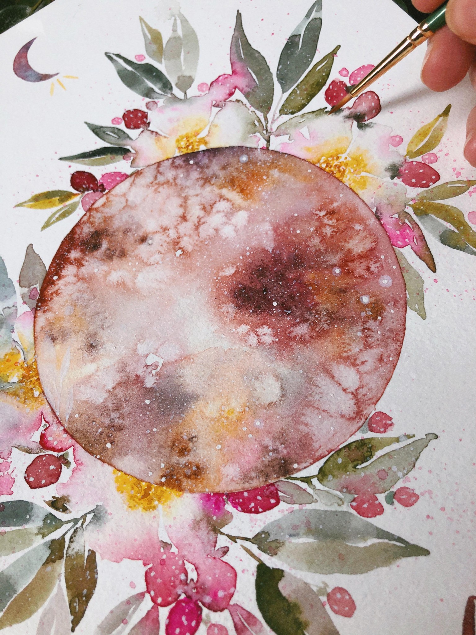 Sample Project Floral Moon - image 1 - student project