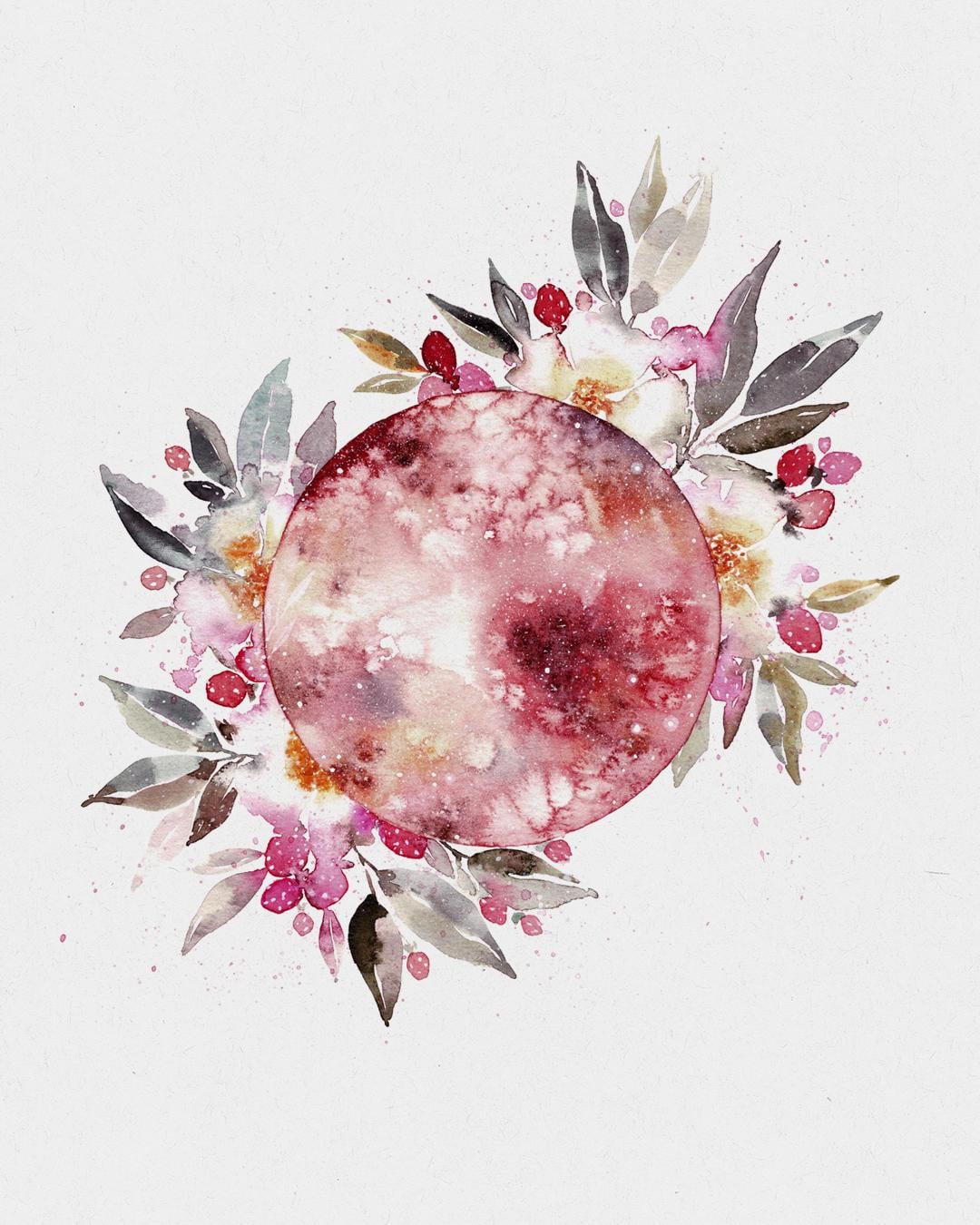 Sample Project Floral Moon - image 2 - student project