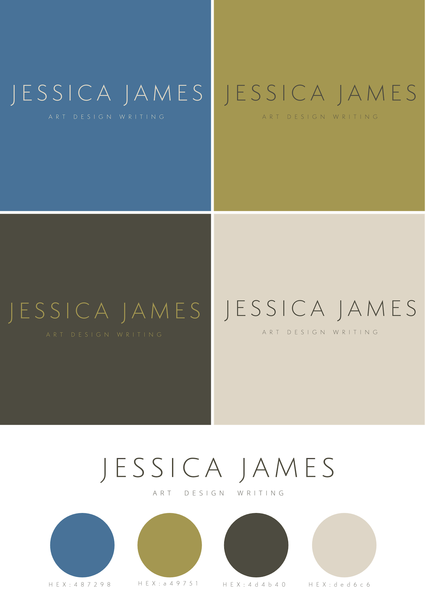 Jessica James - Personal Rebranding - image 1 - student project